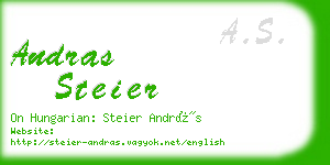 andras steier business card